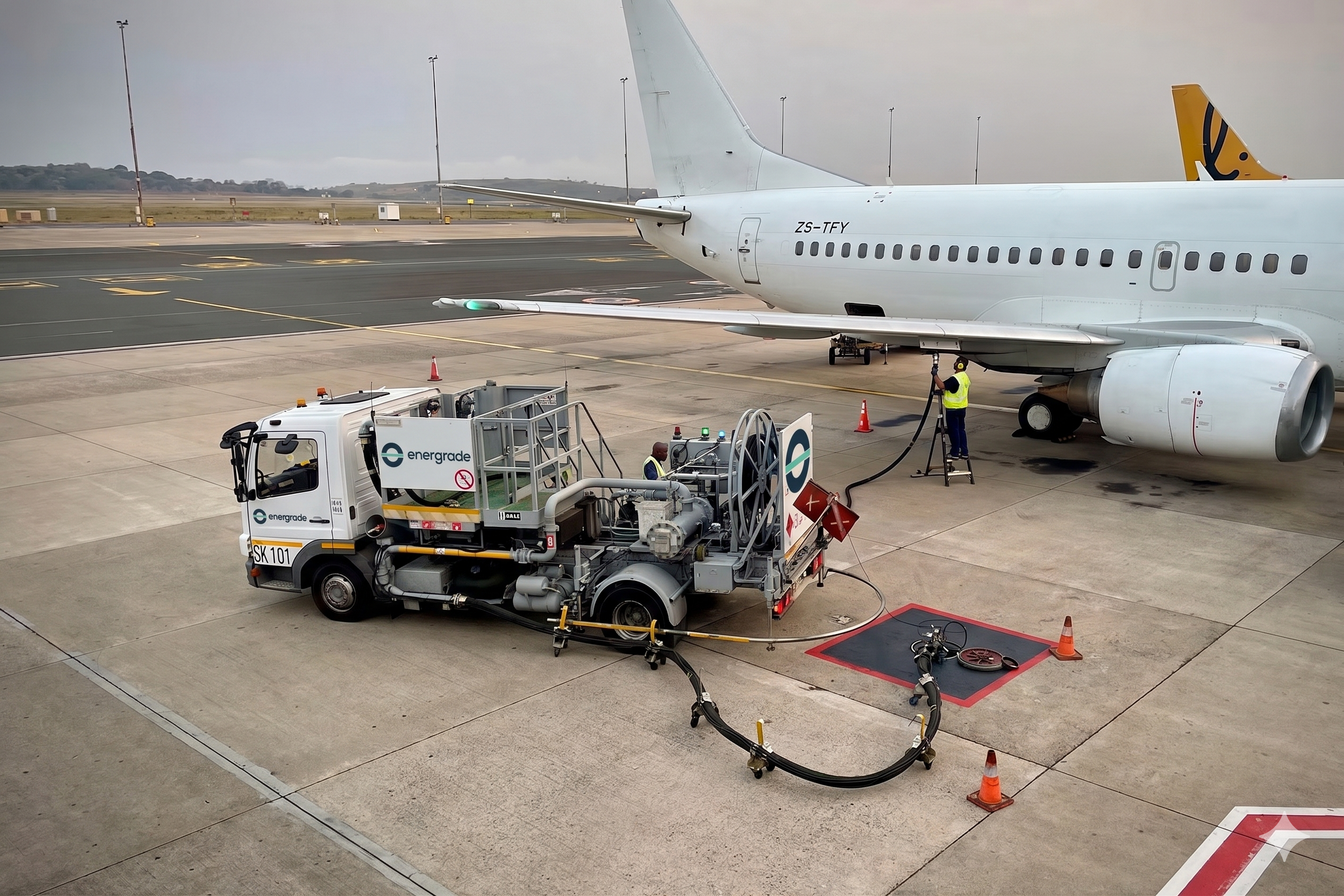Jet A-1 sealed delivery South Africa — ACSA JIG certified aviation fuel