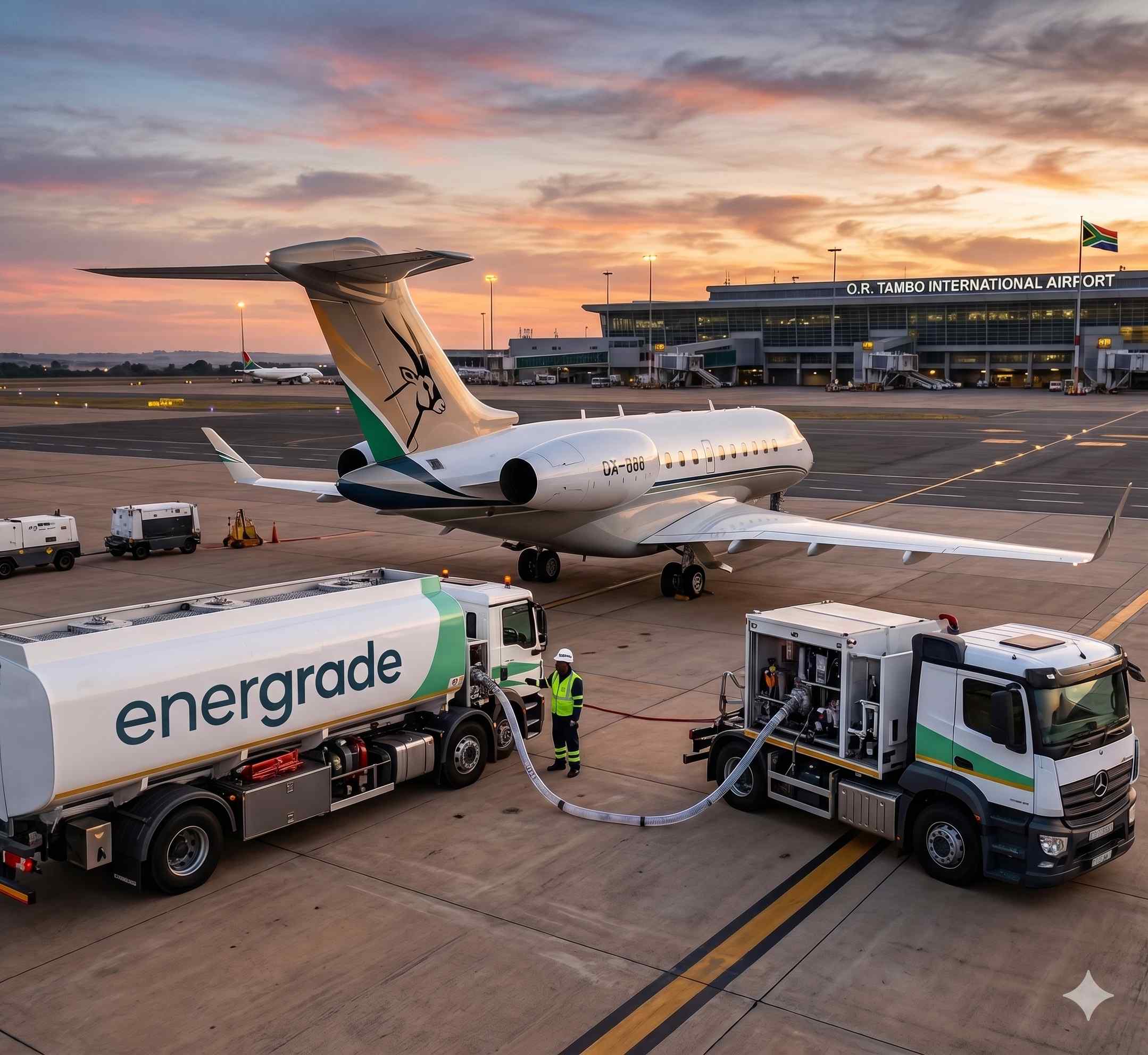 Aviation fuel supply for charter operators South Africa